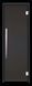Стеклянная дверь для хамама GREUS Black Edition 80/200 Dark grey 109872 фото 1