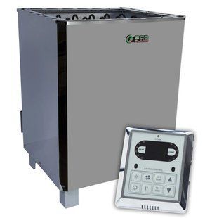 Електрокам'янка для сауни та лазні EcoFlame SAM D-12 12 кВт + пульт CON6 106486 фото